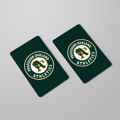 Professor Oakland Athletics Print/Sticker