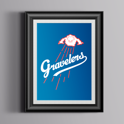 Los Angeles Gravelers Print/Sticker