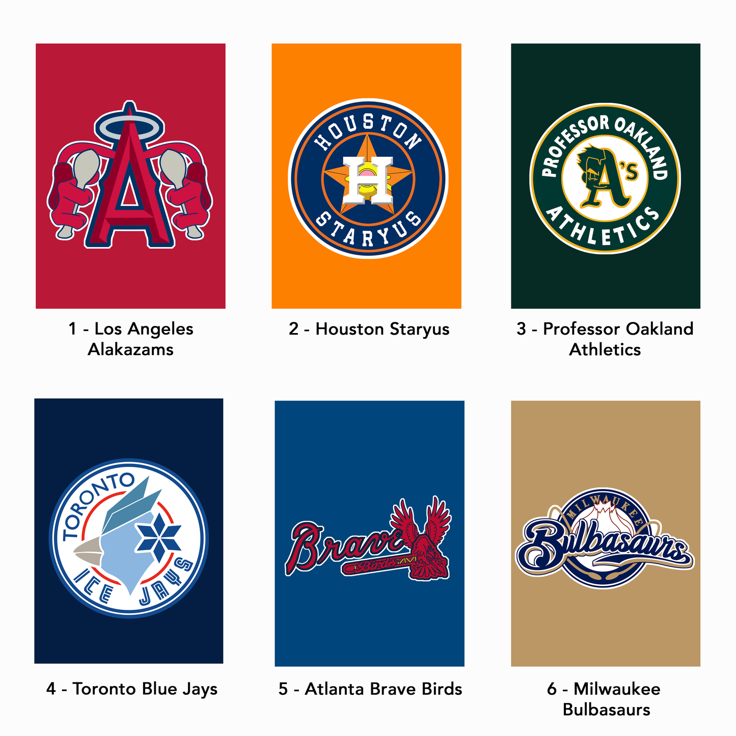 MLB Pokemon Print Bundle