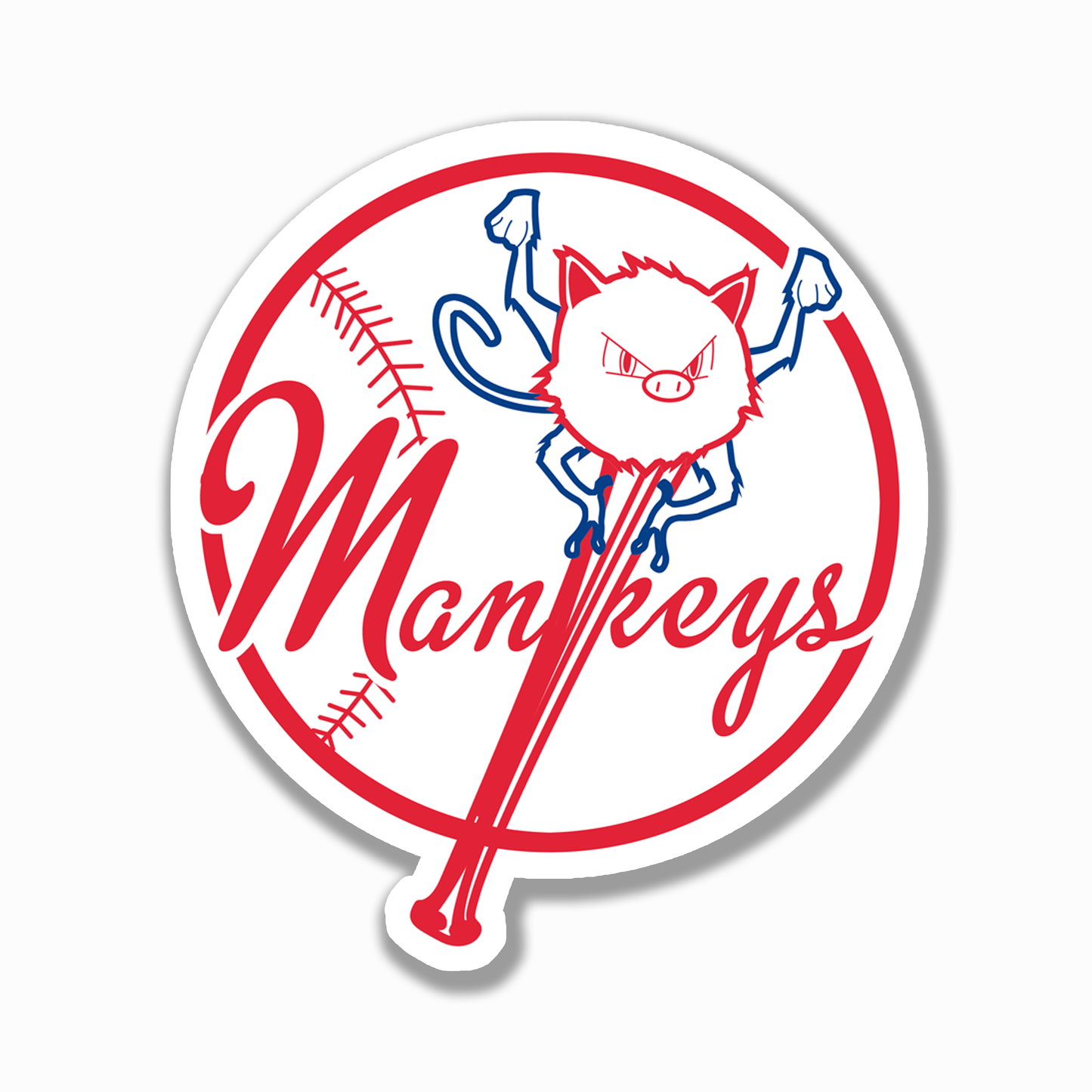 New York Mankeys Print/Sticker